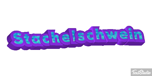 Stachelschwein テキスト効果