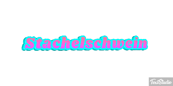 Stachelschwein テキスト効果
