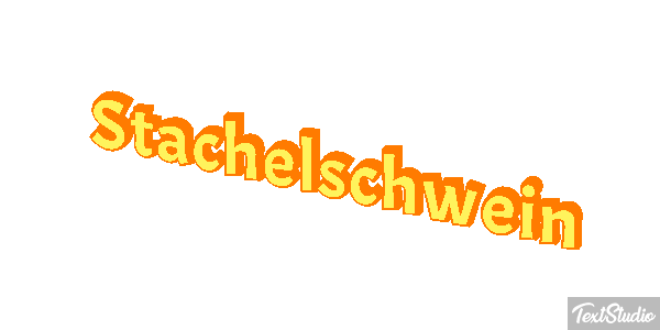 Stachelschwein テキスト効果