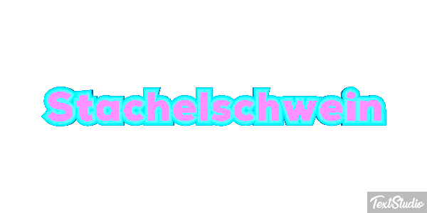 Stachelschwein テキスト効果