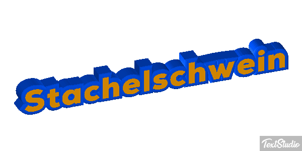 Stachelschwein テキスト効果