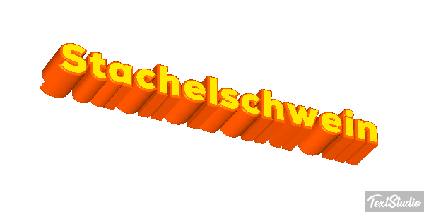 Stachelschwein テキスト効果