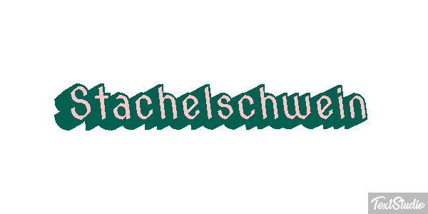 Stachelschwein テキスト効果