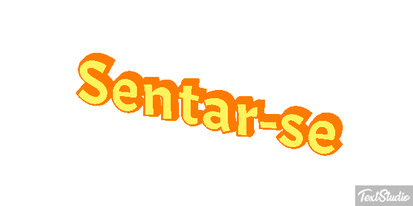 Sentar-se Texteffekt