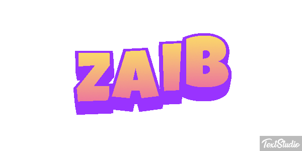 Zaib Text effect
