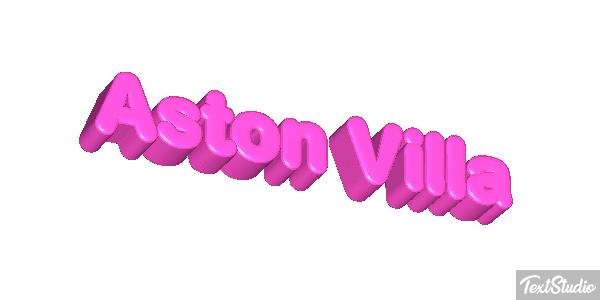 Aston Villa Efecto de texto