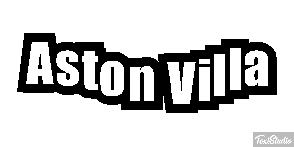 Aston Villa Efecto de texto