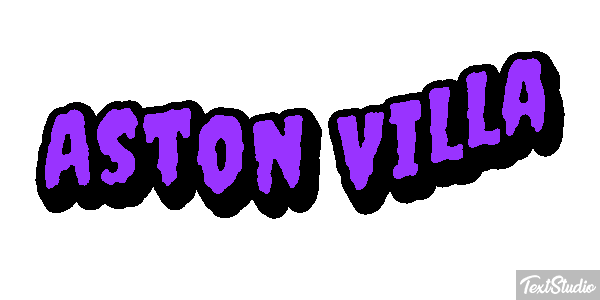 Aston Villa Efecto de texto