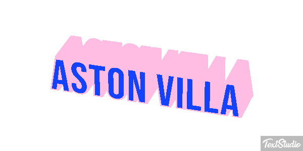 Aston Villa Efecto de texto