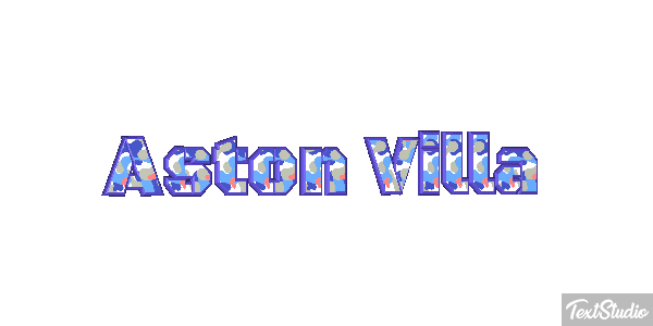 Aston Villa Efecto de texto