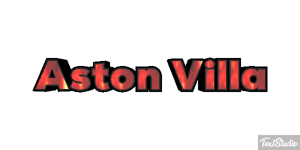 Aston Villa Efecto de texto