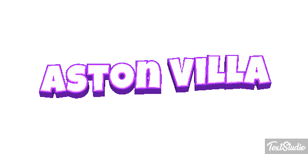 Aston Villa Efecto de texto