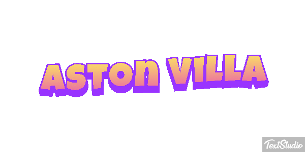 Aston Villa Efecto de texto