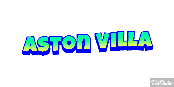 Aston Villa Efecto de texto