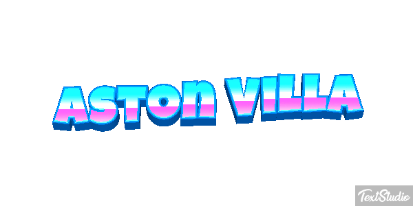 Aston Villa Efecto de texto