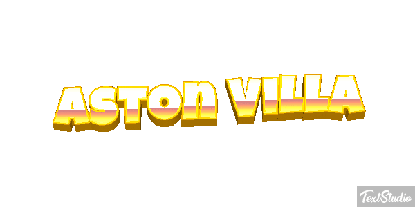Aston Villa Efecto de texto