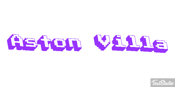 Aston Villa Efecto de texto