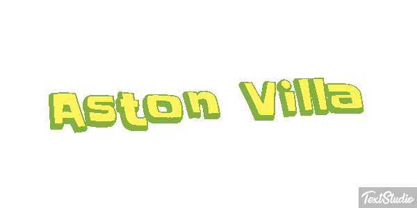 Aston Villa Efecto de texto