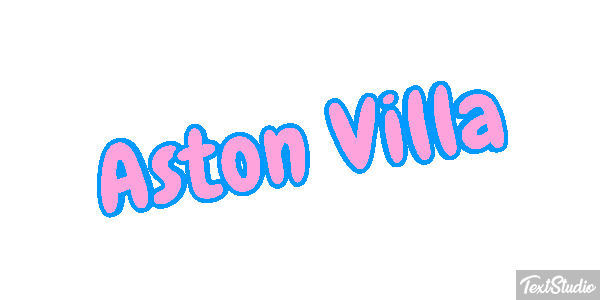 Aston Villa Efecto de texto