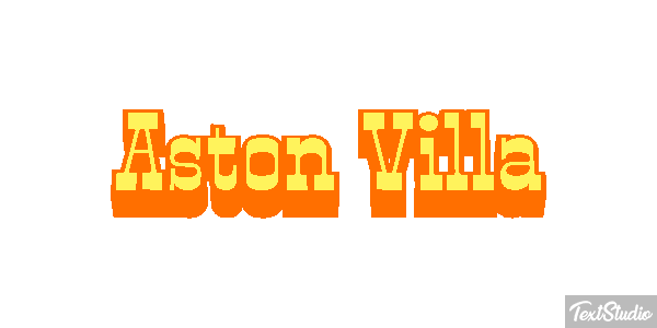 Aston Villa Efecto de texto