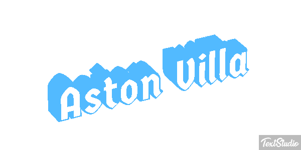 Aston Villa Efecto de texto