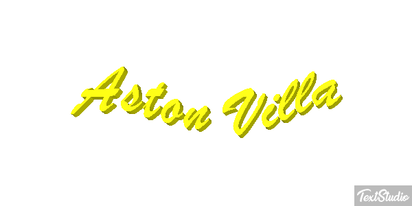 Aston Villa Efecto de texto