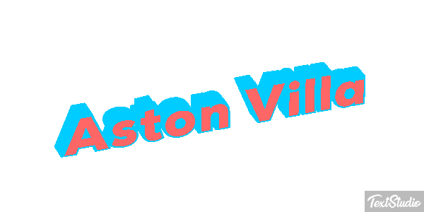 Aston Villa Efecto de texto