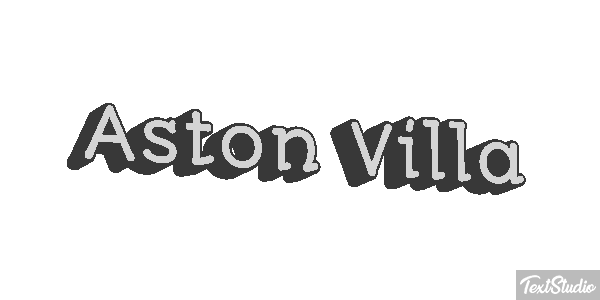 Aston Villa Efecto de texto