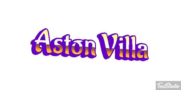 Aston Villa Efecto de texto