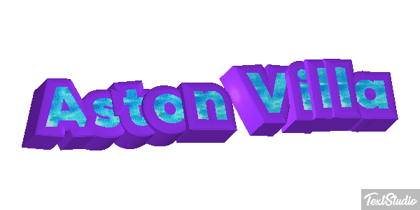 Aston Villa Efecto de texto