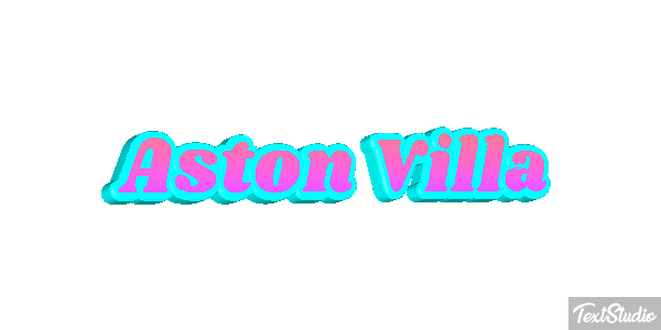 Aston Villa Efecto de texto