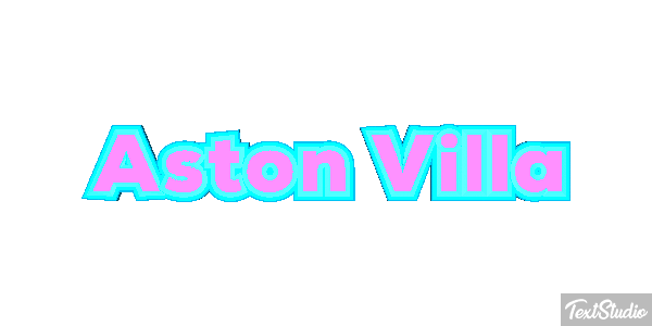 Aston Villa Efecto de texto