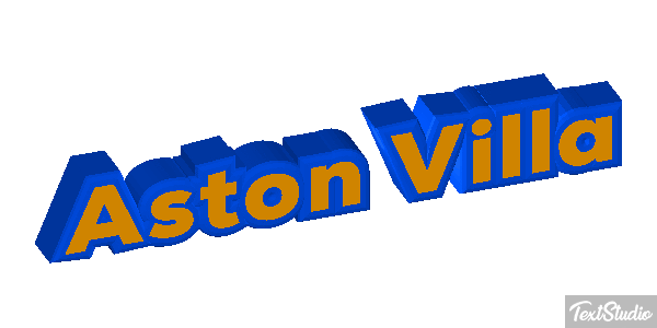 Aston Villa Efecto de texto