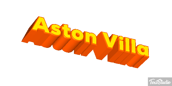 Aston Villa Efecto de texto
