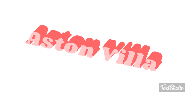 Aston Villa Efecto de texto