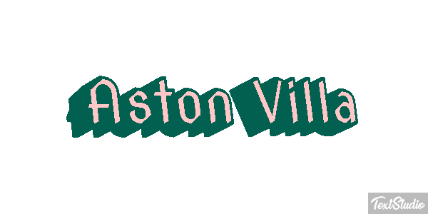 Aston Villa Efecto de texto