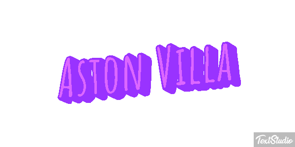 Aston Villa Efecto de texto