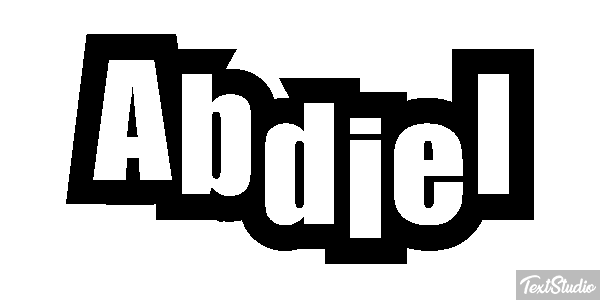 Abdiel Text effect