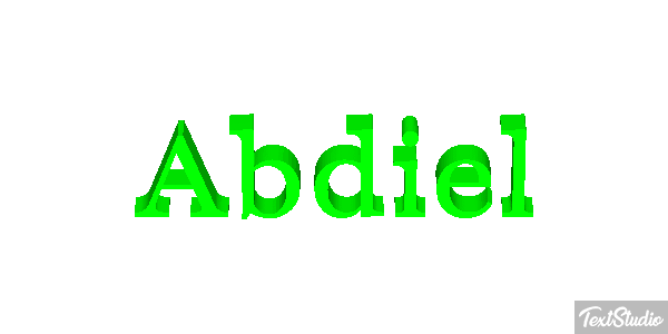 Abdiel Text effect