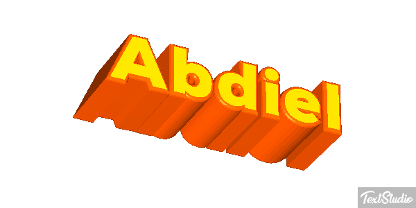 Abdiel Text effect