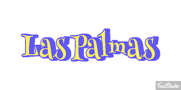Las Palmas Effetto testo
