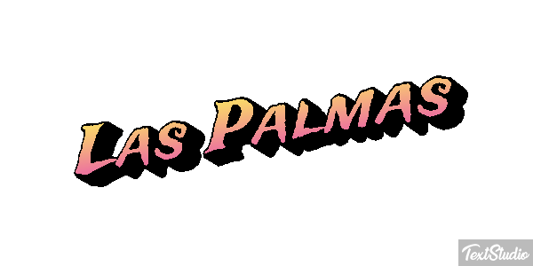 Las Palmas Effetto testo