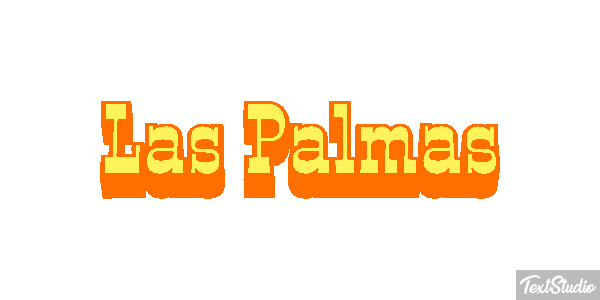 Las Palmas Effetto testo