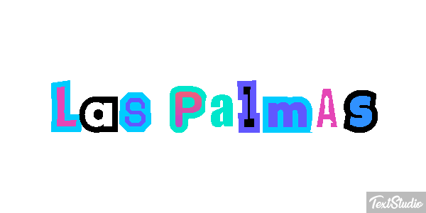 Las Palmas Effetto testo