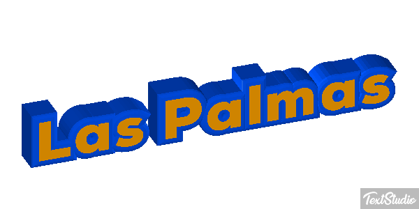Las Palmas Effetto testo