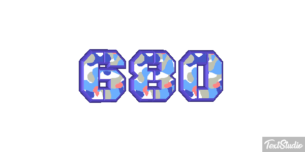 680 Текстовый эффект