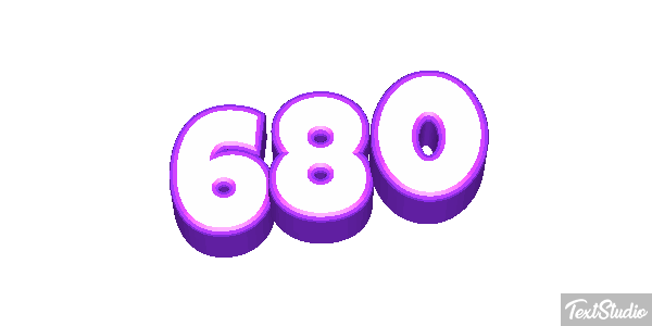 680 Текстовый эффект