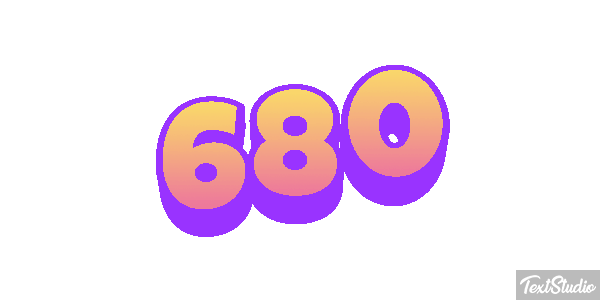 680 Текстовый эффект