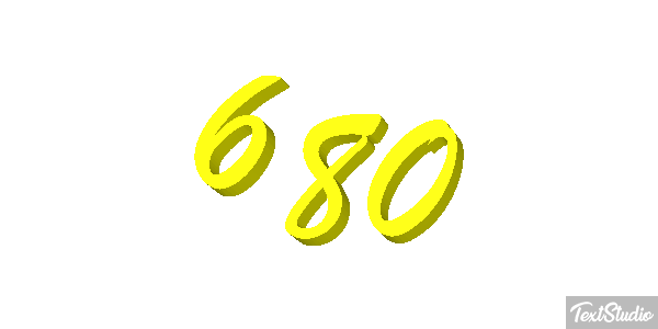 680 Текстовый эффект