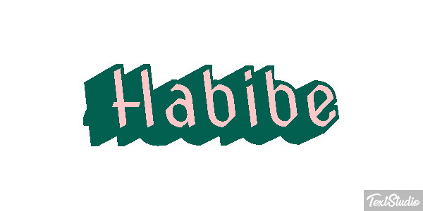 Habibe Effetto testo